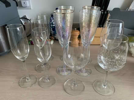 Photo of free Glasses - Champagne & Wine glasses (wallingford) #1
