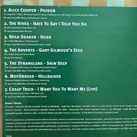 Photo of free I Love to Rock CD (Chilton DL17) #2