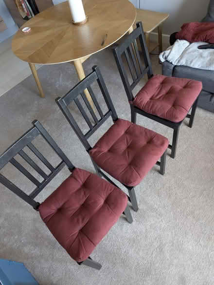 Photo of free 3 dining chairs (SE10 9JP) #3