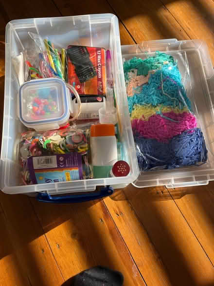 Photo of free Box of kids craft bits and pieces (New Eltham) #1