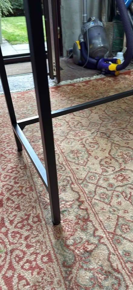 Photo of free IKEA metal desk with glass top (Dromore, BT25) #4