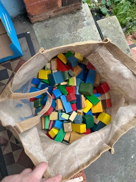 Photo of free Children’s Wooden Building Blocks (Hemel Hempstead, HP2 area) #1