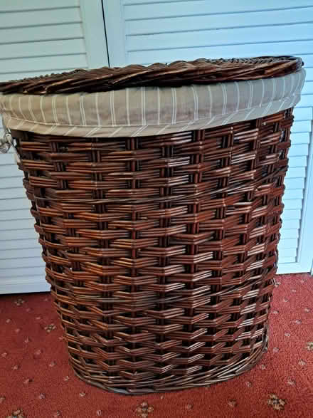 Photo of free Wicker linen basket (Grandborough, cv23 8dn) #1