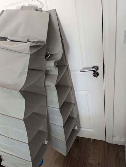 Photo of free 2 X Hanging clothes storage/organizers (St Stephens AL1) #1