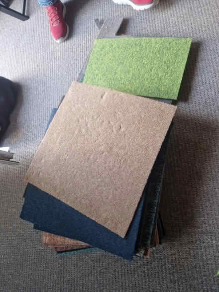 Photo of free 30 Carpet tiles 500 ml x 500 ml (SN2 Cricklade Road) #1