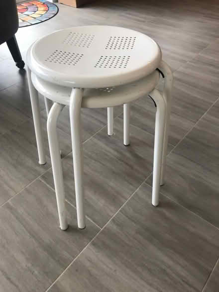 Photo of free 2 Ikea metal stools (Pr4 2WA) #2