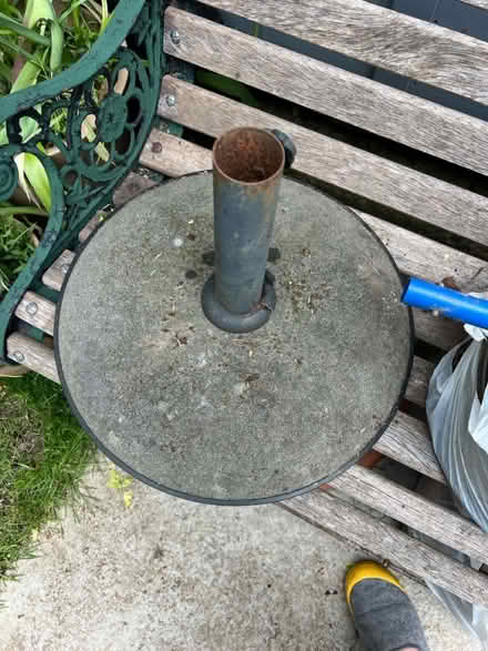 Photo of free Parasol base (Teddington TW11) #1