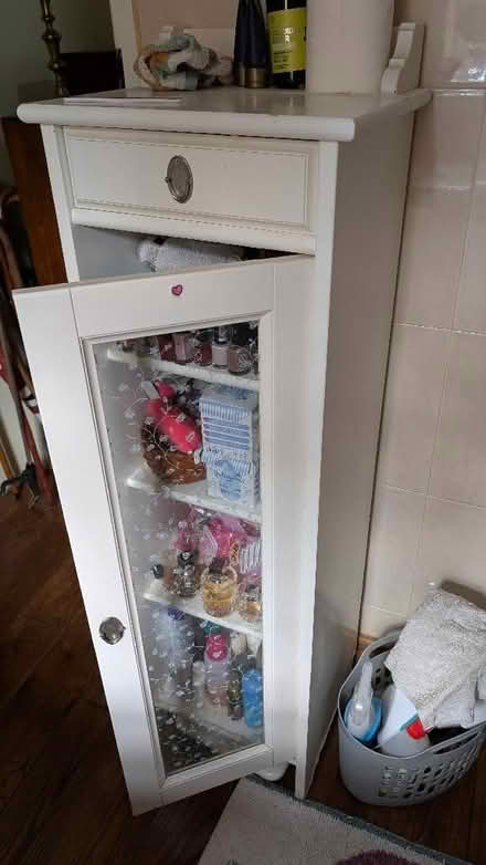 Photo of free Bathroom floor cabinet 119cm/47" Tall (Hall i' th' Wood BL2) #1