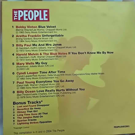 Photo of free Unforgettable CD (Chilton DL17) #2