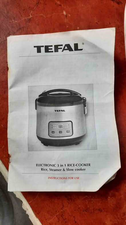 Photo of free Tefal rice and slow cooker (large) (Close to Wrexham Centre) #2