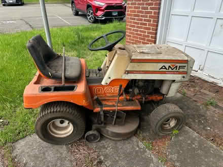 Photo of free AMF riding Mower does NOT work (235 Scarborough St Hartford) #1