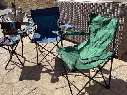 Photo of free Foldaway picnic/fishing chairs (Old Windsor SL4) #1