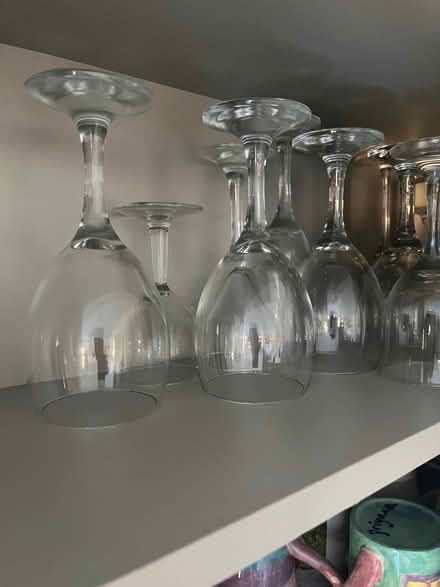 Photo of free Selection of wine glasses and large mugs (Tidbury Green B90) #1