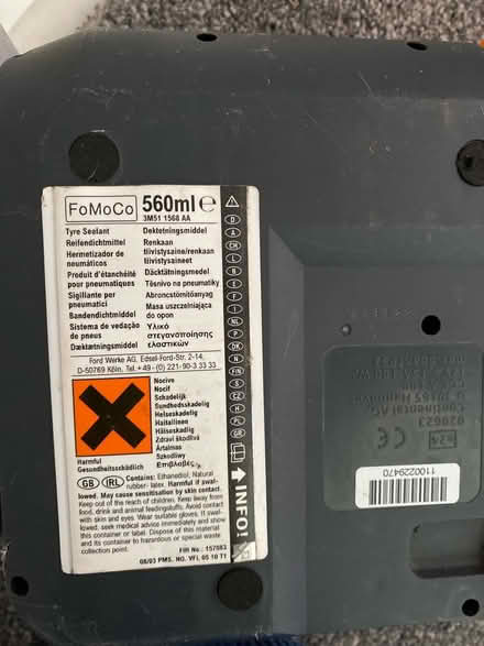 Photo of free Tire inflator/sealant (Twerton, BA2) #2