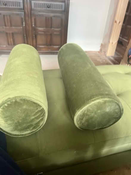 Photo of free Olive green small bolster cushions (West Bridgford NG2) #1