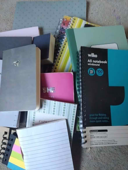 Photo of free Pile of notebooks (Northern Moor M23) #1