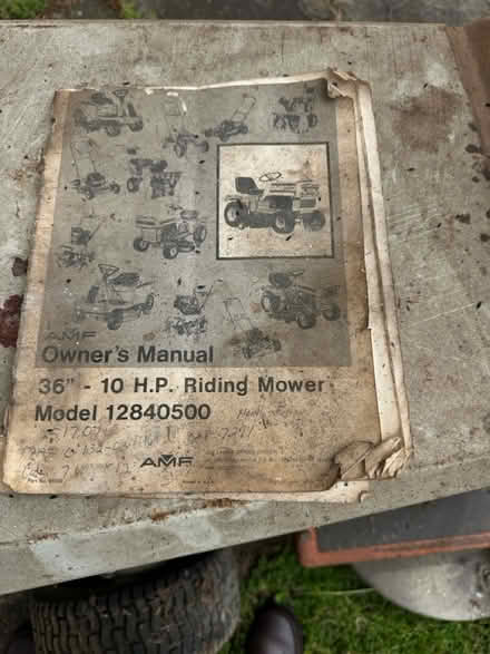 Photo of free AMF riding Mower does NOT work (235 Scarborough St Hartford) #4