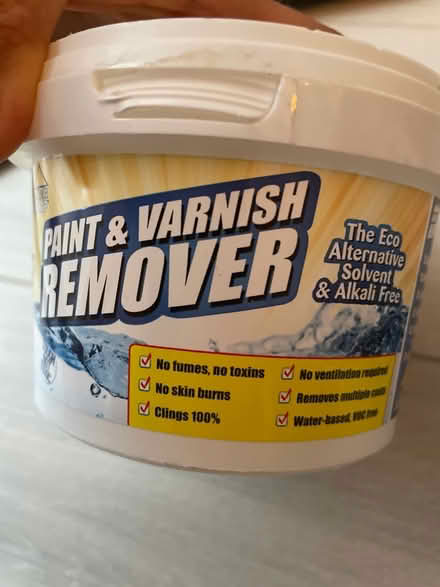 Photo of free Nearly full paint & varnish remover (Finsbury park) #1