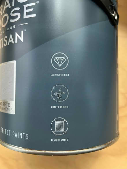 Photo of free Unopened 2.5l concrete effect paint. (Cromer NR27) #3