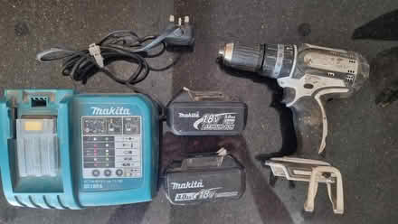 Photo of free 18v batteries & charger for Makita drill (Radbrook Green SY3) #1
