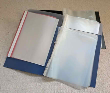 Photo of free Plastic sleeves in A4 folders (Lower Wick WR2) #1