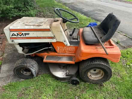 Photo of free AMF riding Mower does NOT work (235 Scarborough St Hartford) #2
