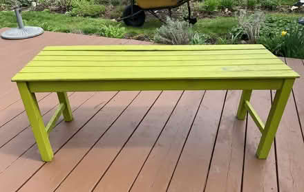 Photo of free Wooden garden bench (Hunt Club) #1