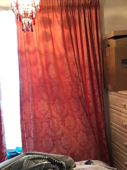 Photo of free Pair of floor length curtains (Langney BN23) #1