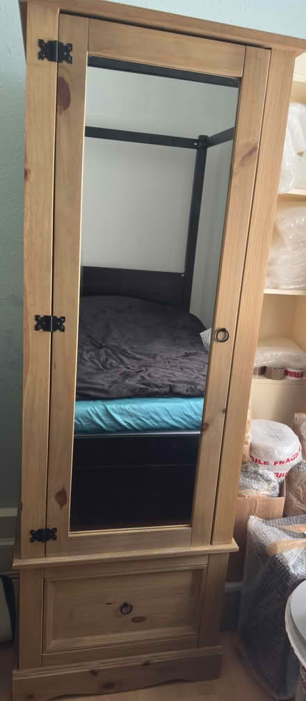 Photo of free Small Mexican pine single wardrobe (Cannongate EH8) #2