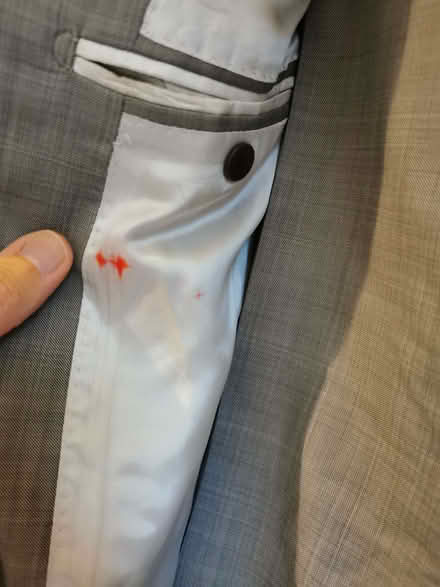 Photo of free M&S Superlite suit and 2x trousers - slight blemish inside (Lloyd Park CR0) #2