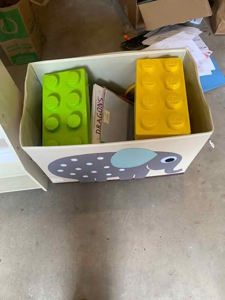Photo of free Kid’s bookcase, toy box and toys (Off rodeo road) #3