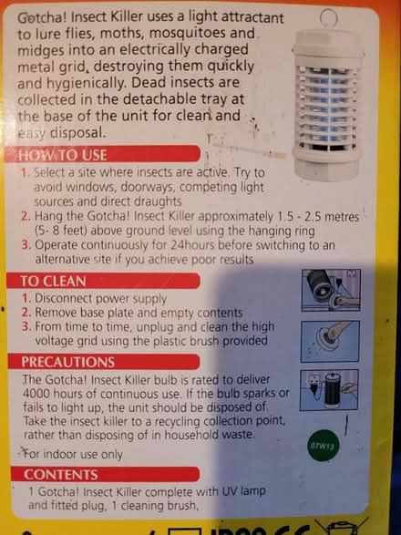 Photo of free Fly trap (Fareham PO15) #4