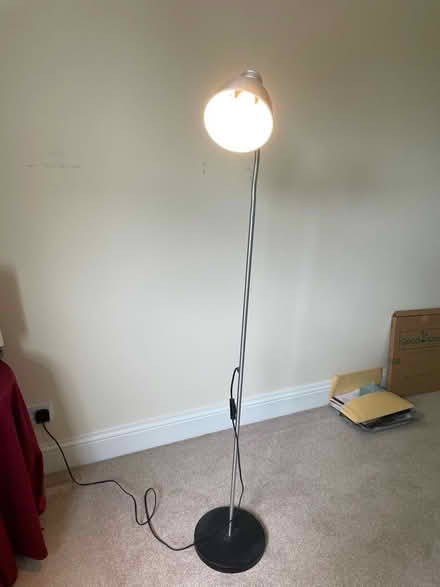 Photo of free IKEA silver metal tall lamp (Surbiton KT6) #2