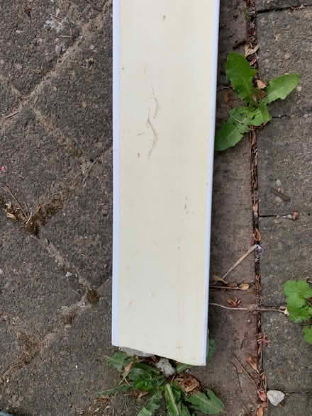 Photo of free New white plastic windowsill trim 5m x 9.5cm (Norton Lees S8) #3