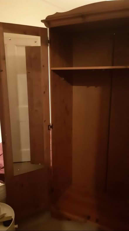 Photo of free Real wood double wardrobe (SE18) #3