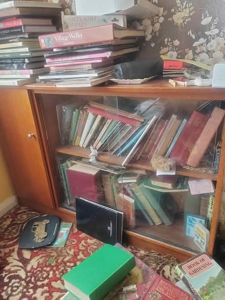 Photo of free Wooden and glass display unit (Whittlesey) #1