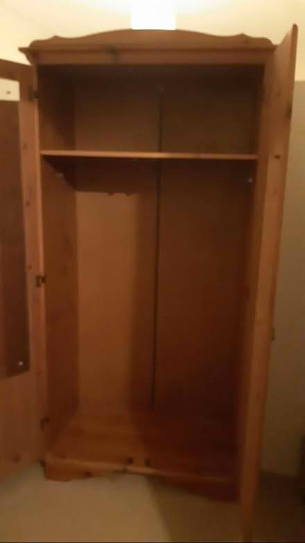 Photo of free Real wood double wardrobe (SE18) #2