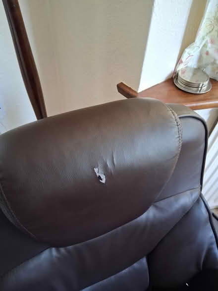 Photo of free Swivel chair and footstool (Eccleshall Road) #2
