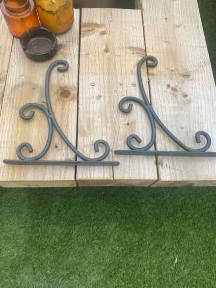 Photo of free 4 hanging basket brackets (Kents Hill MK7) #1