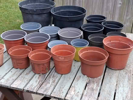 Photo of free Plastic flower pots (Old Town Eastbourne) #2