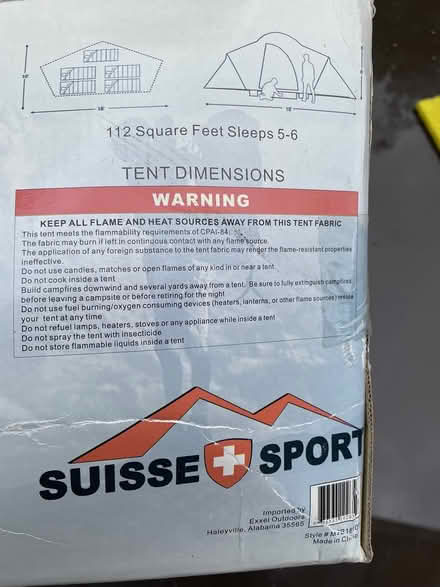 Photo of free 5/6 person tent (Chineham) #1