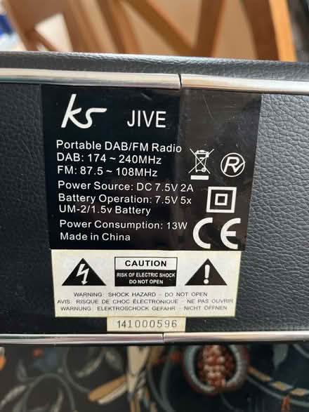 Photo of free KitSound DAB Radio (Stogursey) #3