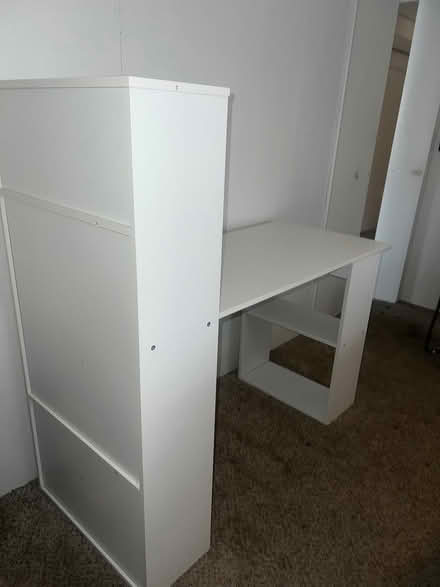 Photo of free Desk with shelves (North Seattle) #2