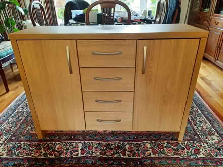 Photo of free Sideboard - cupboards and drawers - oak finish (Englefield Green TW20) #1