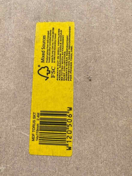 Photo of free MDF Skirting x 2 (Riverhead) #1