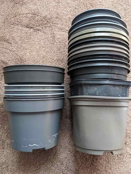 Photo of free 19 Various Plant Pots (Holland Park W11) #1