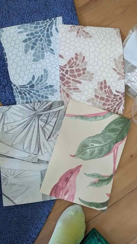 Photo of free Assortment of fabric and paper wallpaper samples (Dyke Road area BN3) #1