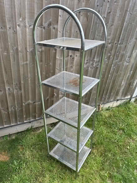Photo of free Two metal shelving units (Hildenborough) #2