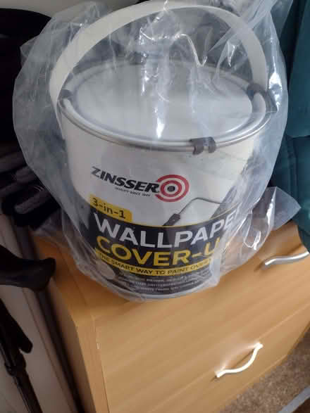 Photo of free Wallpaper cover up paint. (Rhiwbina CF14) #1