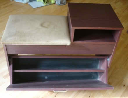Photo of free Vintage telephone table with seat & shoe storage (Sidcup DA14) #2